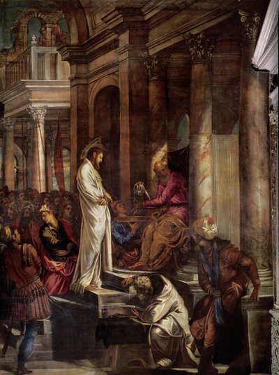 Cristo ante Pilato, c.1566-67 de Jacopo Robusti Tintoretto